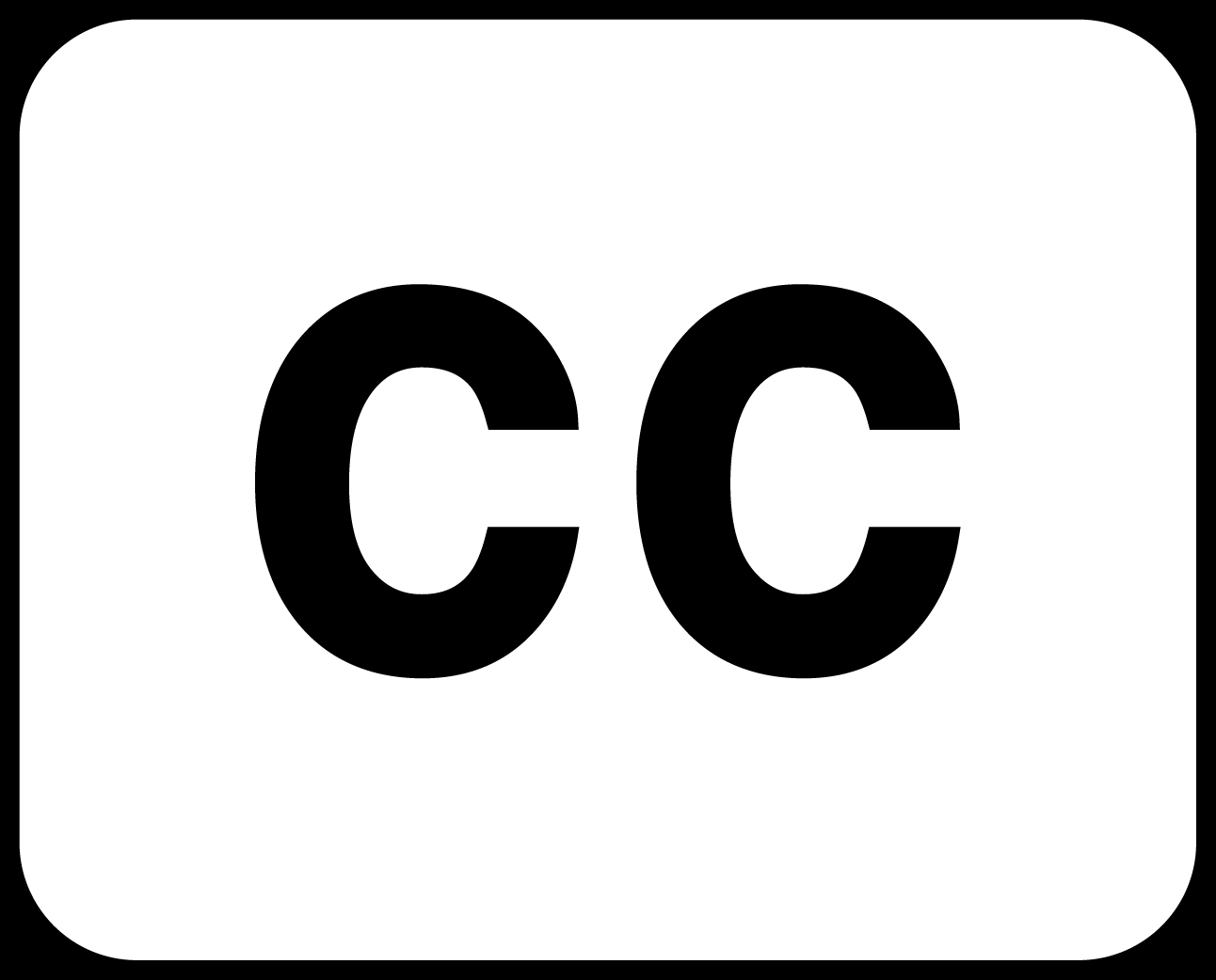 CC icon