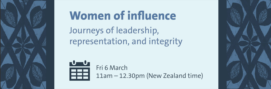 PASAI integrity webinar – Women of Influence